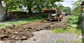 İnönü Mahallelerinde Kilit Taş Döşeme Çalışmaları Sürüyor