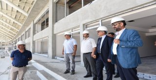 Başkan Gül Yeni Stadyum İnşaatını İnceledi
