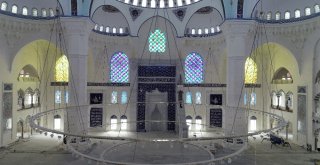 (Özel Haber) Çamlıca Camii İnşaatında Son Durum Havadan Görüntülendi