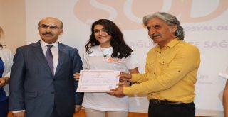 ‘Evde Sağlık Elinize Sağlık Projesinde 42 Kursiyer Sertifikalarını Aldı