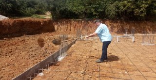 (Özel) Köylüler İmece Usulü Külliye Yapıyor