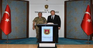 3. Ordu Komutanı Savaş, Trabzon Valisi Yavuzu Ziyaret Etti