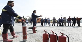 Mamak Belediyesi Personeline Yangın Eğitimi Verildi