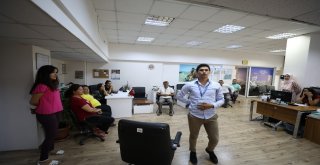 Büyükşehirden Personellere Masa Başı Egzersiz Eğitimi