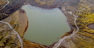 Nemrut Kalderası Sonbahar Manzarasıyla Ziyaretçilerini Hayran Bırakıyor