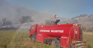 Gümüşhanedeki Örtü Yangını Kontrol Altına Alındı