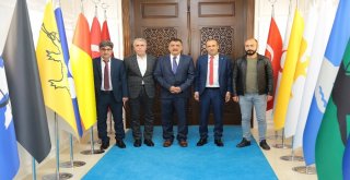 Yeni Malatyaspor Başkanı Gevrekten Gürkana Ziyaret