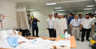 Diyanet İşleri Başkanı Erbaştan Mekkede Hasta Ziyareti