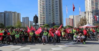 Ataşehirde Pedallar Cumhuriyet İçin Çevrildi