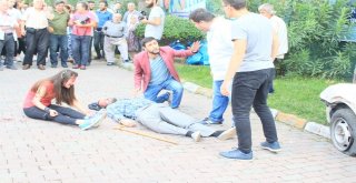 Bayrampaşada Gerçeği Aratmayan Trafik Kazası Tatbikatı