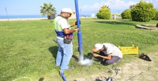 Burhaniye De Müşerref Hekimoğlu Gezinti Yolu Aydınlandı