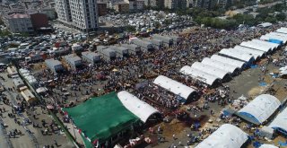 Sultangazideki Kurban Satış Ve Kesim Alanı Doldu Taştı