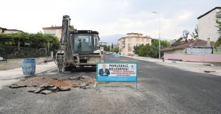 Pamukkalenin En Çok Sokağı Olan Mahallesinde Üst Yapı Çalışmaları Sürüyor