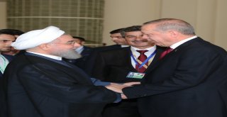 Cumhurbaşkanı Erdoğan Ruhani İle Görüştü