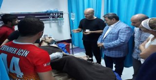 Mhpli Fendoğlundan, Yaralanan Taraftarlara Ziyaret