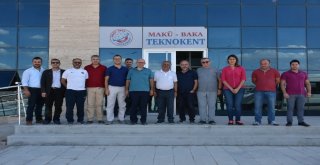 Makü Rektörü Korkmaz Projeleri İnceledi