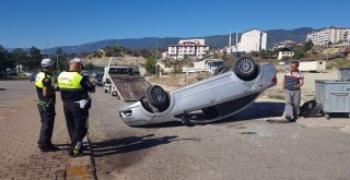 Takla Attığı Otomobili Bırakıp Kaçtı