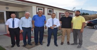 Vali Çeber,  Emekli Kent Proje Alanındaki Çalışmaları İnceledi