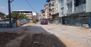 Gürsunun Kaldırımları Yenileniyor