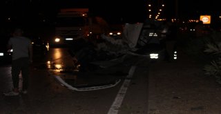 Taklalar Atan Otomobilden Burnu Bile Kanamadan Çıktı
