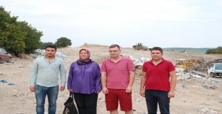 Sarosun Göbeğine Dökülen Çöpler Toplanıyor