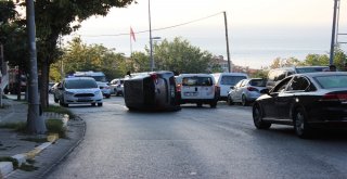 (Özel) Takla Atan Araçta Sıkıştı, Polis Ailesine Böyle Haber Verdi