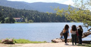 Gölcük Tabiat Parkında Hafta Sonu Yoğunluğu