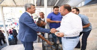 Beypazarında Cuma Namazı Sonrası Aşure İkramı