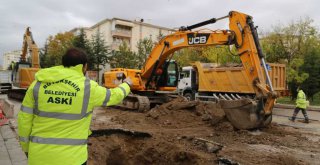 SİNCAN SARAYCIK BÖLGESİ'NDE YAŞANAN SU SIKINTISINA ASKİ'DEN NEŞTER