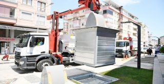 Fatsada Konteynerler Yer Altına İniyor