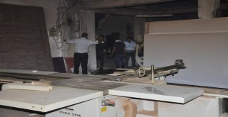 Bulanıkta Mobilya Fabrikasında Yangın