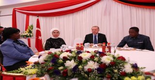 Cumhurbaşkanı Erdoğan, Zambiyalı Mevkidaşı Lungunun Onuruna Verdiği Yemeğe Katıldı