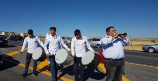 Mustafa Aksu İlçe Girişinde Karşılandı