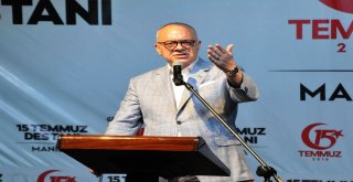 Manisalılar 15 Temmuzda Yine Meydanı Doldurdu