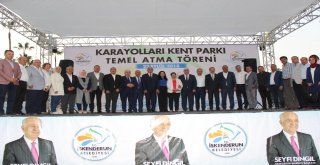 İskenderun Kent Parka İlk Harç Kondu