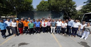 Başkan Pekdaşın İlk Bayramlaşması Çalışanlarıyla