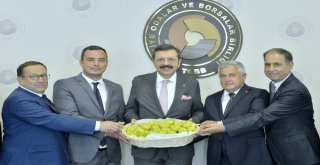 Aydın Ticaret Borsasından Hisarcıklıoğluna Ziyaret