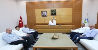 Başkan Toçoğlu, Apek Başkanı Karasakal İle Bir Araya Geldi