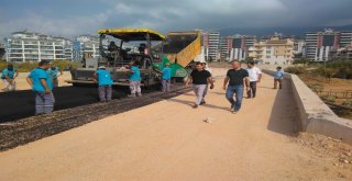 Başkan Yücel, Asfalt Çalışmalarını Denetledi