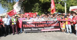 Adıyamanda Teröre Tepki Yürüyüşü