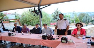 Akseki İlçe Jandarma Komutanına Veda Yemeği