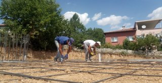 (Özel) Köylüler İmece Usulü Külliye Yapıyor