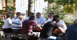 Vali Bilgin Ve Başkan Kesimoğlundan Film Setine Ziyaret