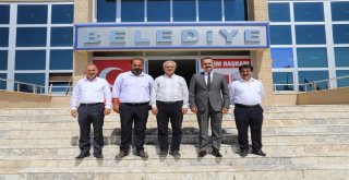 Çayırlı Kaymakamı Mithat Can Kutlucadan Başkan Başsoya Veda Ziyareti