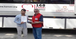 Sungurluda Kan Bağışçılarına Ödül