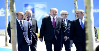 Cumhurbaşkanı Erdoğan Nato Karargahına Geldi