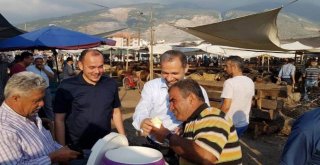 Kurban Pazarında Anlaşamayan Alıcı İle Satıcıya Milletvekili Aracı Oldu