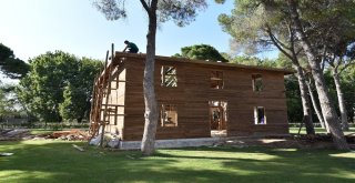 Yunusemreden 50. Yıl Mahallesine Ahşaptan Taziye Evi Ve Cami