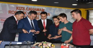 Başkan Güneyden Kızılcahamam Robotik Ve Kodlama Atölyesine Ziyaret