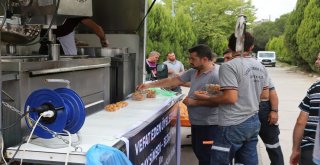 Ölen Santral İşçileri İçin Lokma Döktürdüler